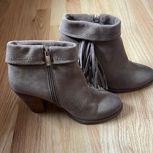 Taupe booties